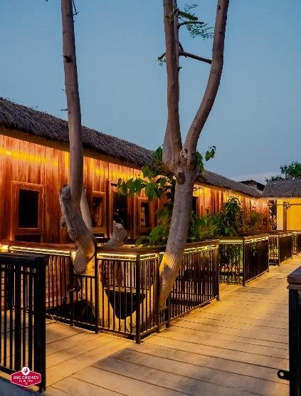 One Chicken Four Item Butwal outdoor seating